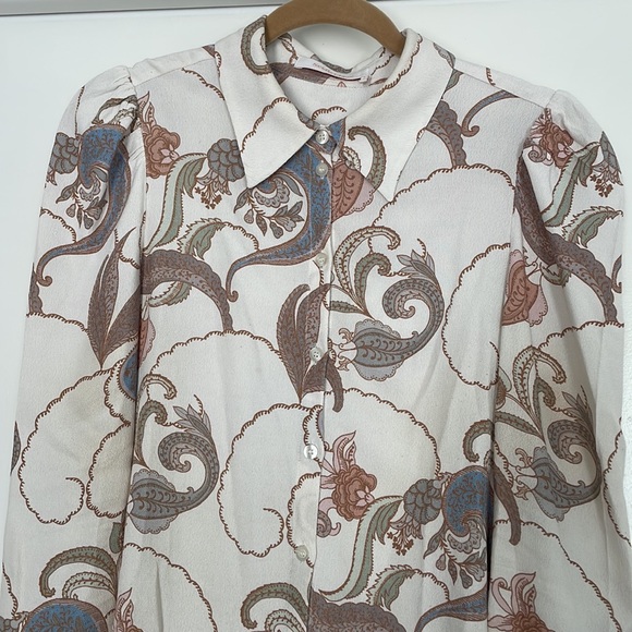 See by Chloe Multifloral Blouse / Size 8 - Picture 2 of 12